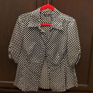Polka dot blouse